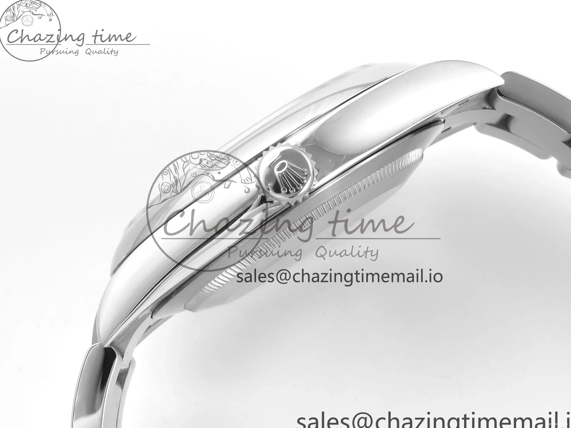 0204 Sustainable Oyster Perpetual 124300 41mm EWEF Best Edition 904L Steel Red Dial A 768